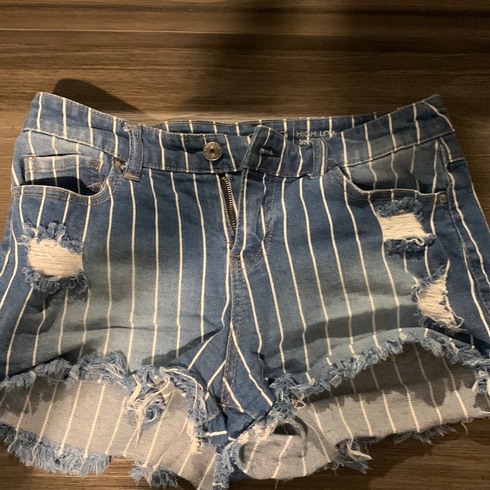 High Rise Shortie Shorts